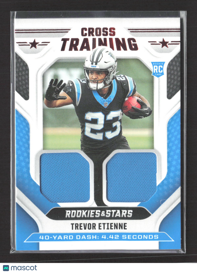 2025 Panini Rookies & Stars Cross Training Trevor Etienne #CT-TEE RC Jersey