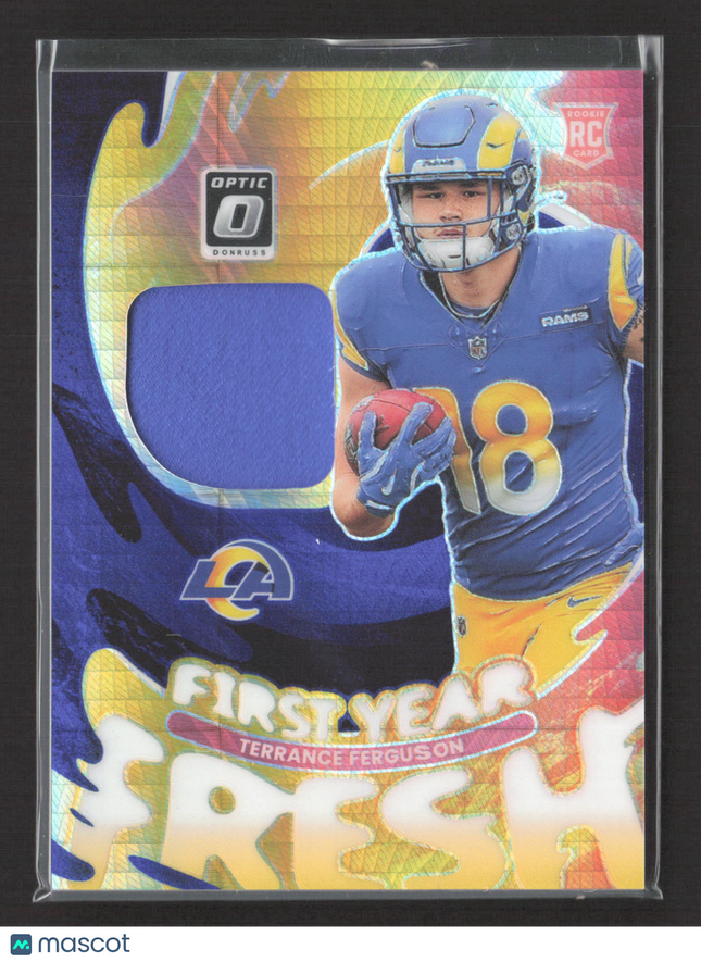 2025 Panini Optic Prizm First Year Fresh Terrance Ferguson #FYFBH-TFE RC Jersey