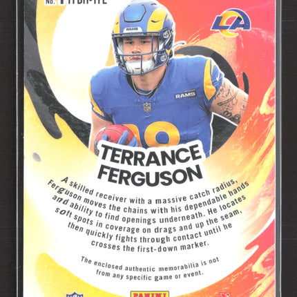 2025 Panini Optic Prizm First Year Fresh Terrance Ferguson #FYFBH-TFE RC Jersey