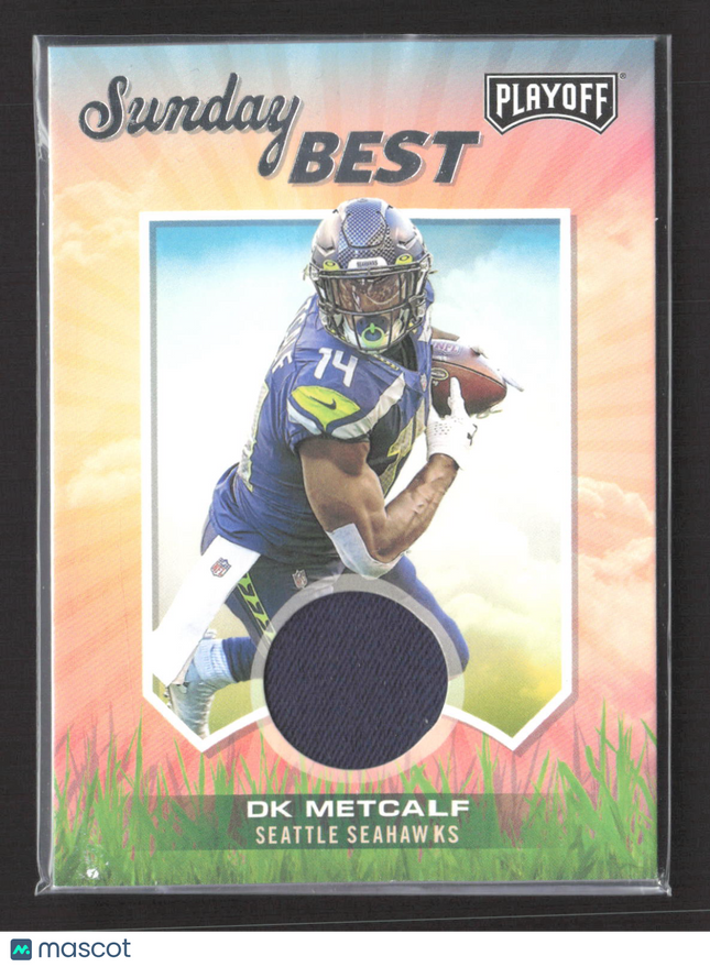 2021 Panini Playoff Sunday Best DK Metcalf #SBE-DKM Jersey