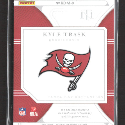 2022 Panini National Treasures Kyle Trask #RDM-9 53/99 RC Dual Jersey Patch