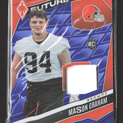 2025 Panini Phoenix Franchise Future Mason Graham #FFM-MGM RC Jersey 188/199