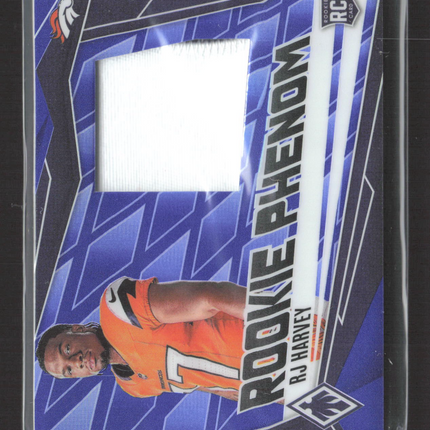 2025 Panini Phoenix Rookie Phenom RJ Harvey #PJY-RHY Jersey Patch RC /199