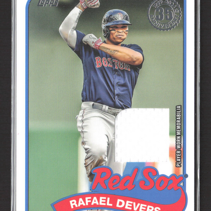 2024 Topps 1989 Topps Relic Card Series One Rafael Devers #89BR-RD Jersey