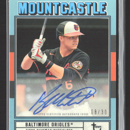 2022 Topps Brooklyn Collection Ryan Mountcastle #AC-RM 08/30 Auto