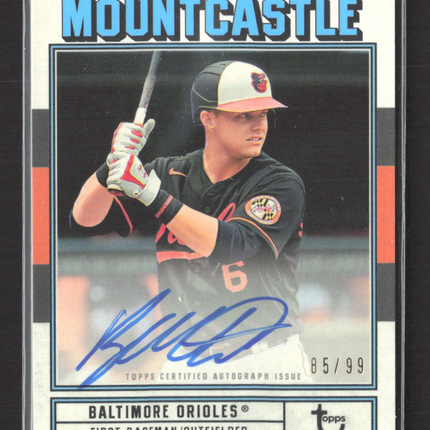 2022 Topps Brooklyn Collection Ryan Mountcastle #AC-RM 85/99 Auto