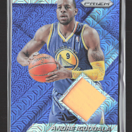 2014 Panini Prizm Andre Iguodala #39 Blue Game-worn Jersey