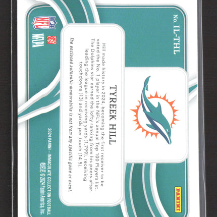 2024 Panini Immaculate Collection Tyreek Hill #IL-THL 3/5 Nike Logo Patch
