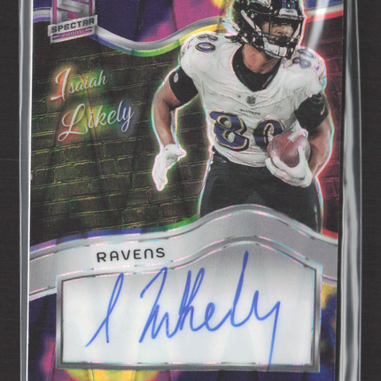 2024 Panini Spectra Prizm Colorgraphs Isaiah Likely #CG-ILY Auto /75