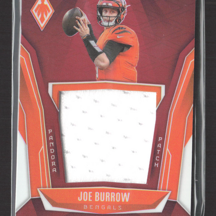 2025 Panini Phoenix Pandora Patch Joe Burrow #PAP-JBW Patch 191/249