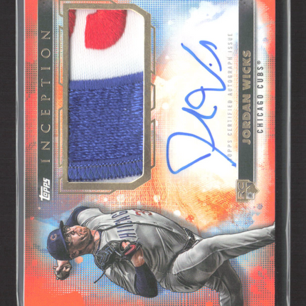2024 Topps Inception Jordan Wicks #APC-JW 09/10 Patch RC Auto