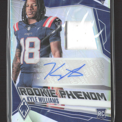2025 Panini Phoenix Rookie Phenom Kyle Williams #RPJ-KWS RC 139/149 Patch Auto