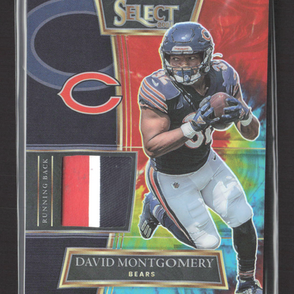 2022 Panini Select Prizm David Montgomery #SS-DMO Patch 22/25 Tie Dye