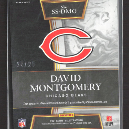 2022 Panini Select Prizm David Montgomery #SS-DMO Patch 22/25 Tie Dye
