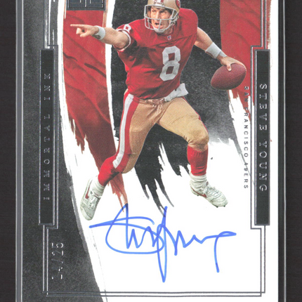 2022 Panini Impeccable Immortal Ink Steve Young #IMI-SYO 24/25 Auto