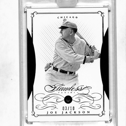 2016 Panini Flawless Joe Jackson #25 03/10 Sapphire