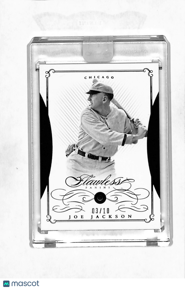 2016 Panini Flawless Joe Jackson #25 03/10 Sapphire