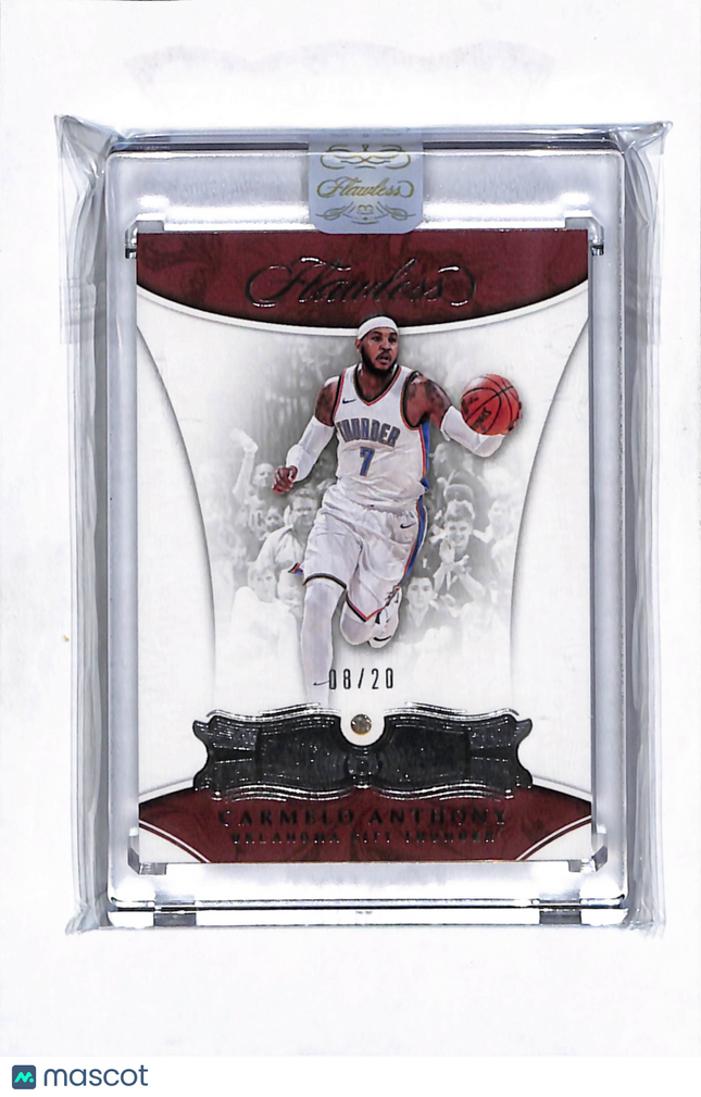 2017 Panini Flawless Carmelo Anthony #13 08/20 Diamond