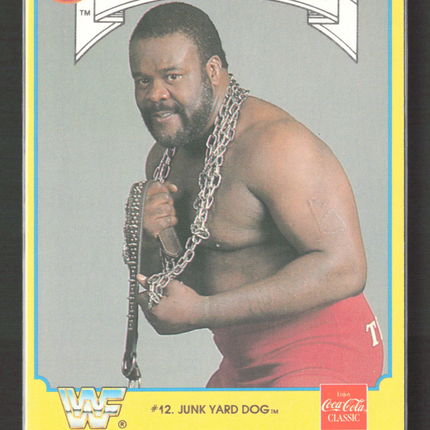 1987 Circle K WWF Supermatch Cards Junk Yard Dog #12