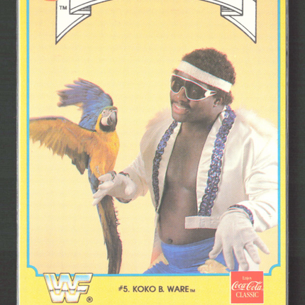 1987 Circle K WWF Supermatch Cards Koko B. Ware #5