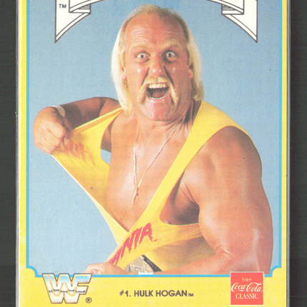 1987 Circle K WWF Supermatch Cards Hulk Hogan #1