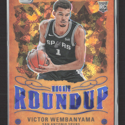 2023 Panini Contenders Optic Rookie Roundup Victor Wembanyama #18 Blue /75 RC