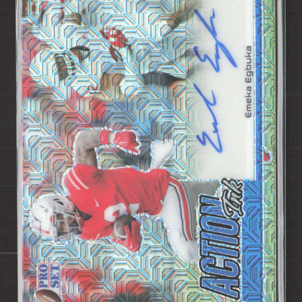 2022 Leaf Pro Set Action Ink Emeka Egbuka #AI-EE1 19/20 Auto