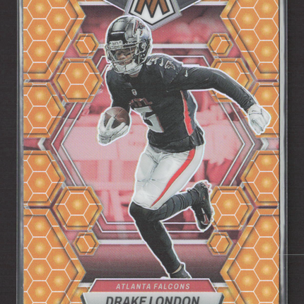 2023 Panini Mosaic Drake London #8 Orange Honeycomb