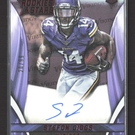 2015 Panini Rookies & Stars Stefon Diggs #RS-SD RC Auto /99