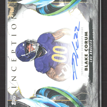 2024 Topps Inception Blake Corum #RAV-BC Auto