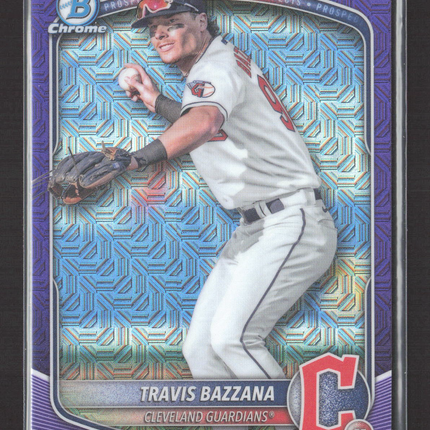 2025 Bowman Chrome Mosaic Travis Bazzana #BCP-131 Purple 090/250