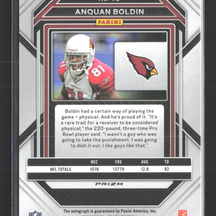 2023 Panini Prizm Anquan Boldin #10 Auto