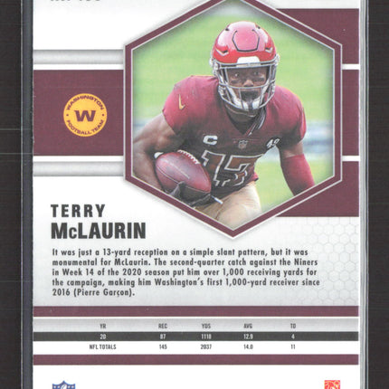 2021 Panini Mosaic Prizm Terry McLaurin #199 Genesis