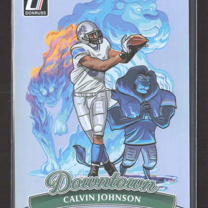 2025 Panini Donruss Football Downtown Calvin Johnson #4
