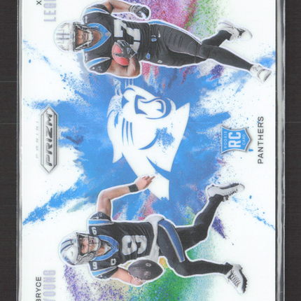 2024 Panini Prizm Bryce Young Xavier Legette #13 RC Color Blast