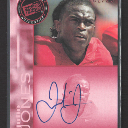 2011 Press Pass Signings Julio Jones #PPS-JJ 02/25 Auto