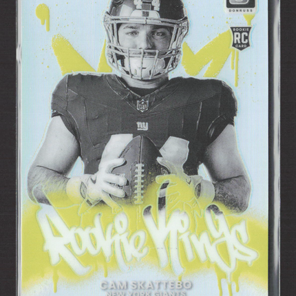 2025 Panini Donruss Optic Rookie Kings Cam Skattebo #9 RC