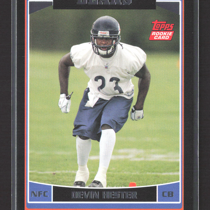2006 Topps Devin Hester #334 Black /51
