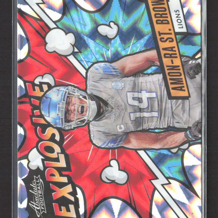 2024 Panini Absolute Explosive Amon-Ra St. Brown #EX-ASB