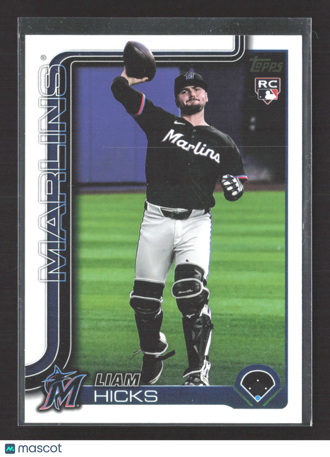 2025 Topps Update Series Liam Hicks #US52 RC Golden Mirror