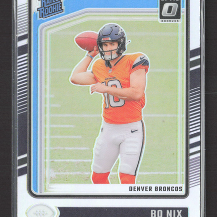 2024 Panini Donruss Optic Prizm Bo Nix #209 Holo
