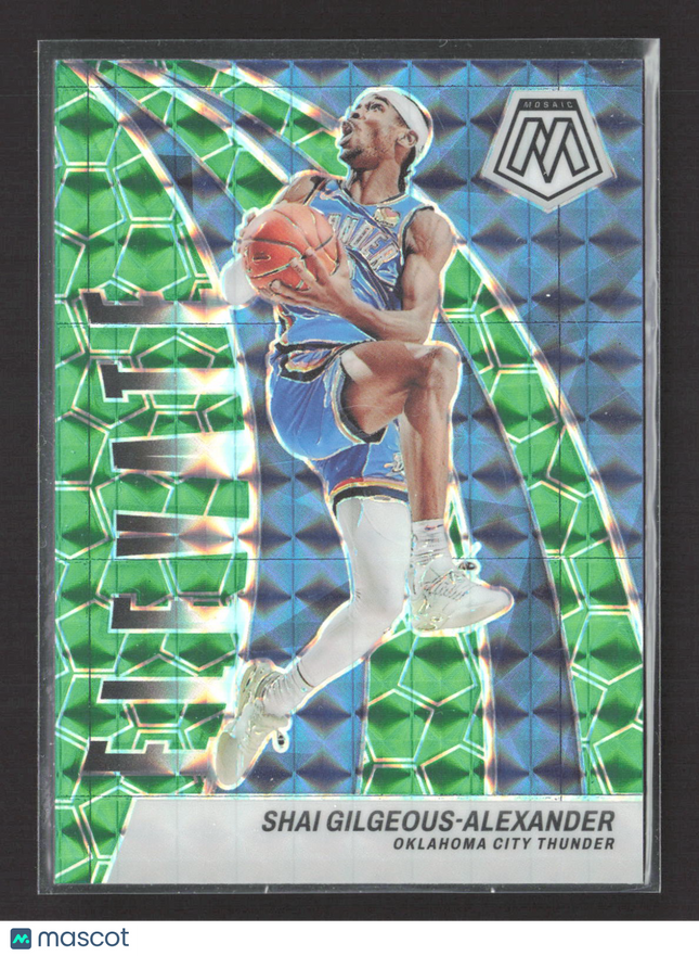 2024 Panini Mosaic Prizm Shai Gilgeous-Alexander #7 Green