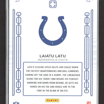 2024 Panini Photogenic Rookie Pix Laiatu Latu #11 RC 02/49