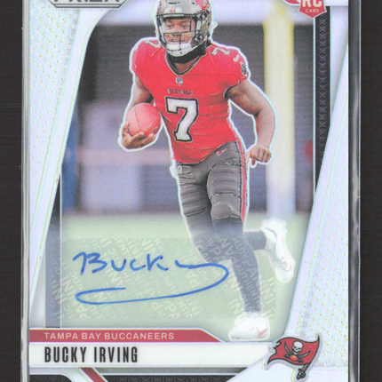 2024 Panini Prizm Bucky Irving #316 RC Auto Silver