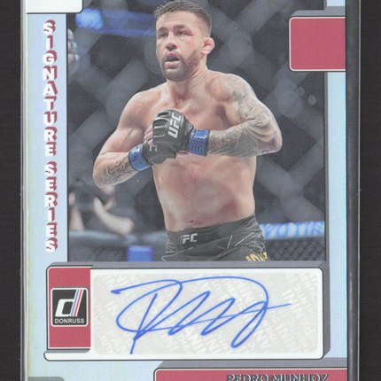 2023 Panini Donruss Signature Series Pedro Munhoz #SG-PMZ Auto
