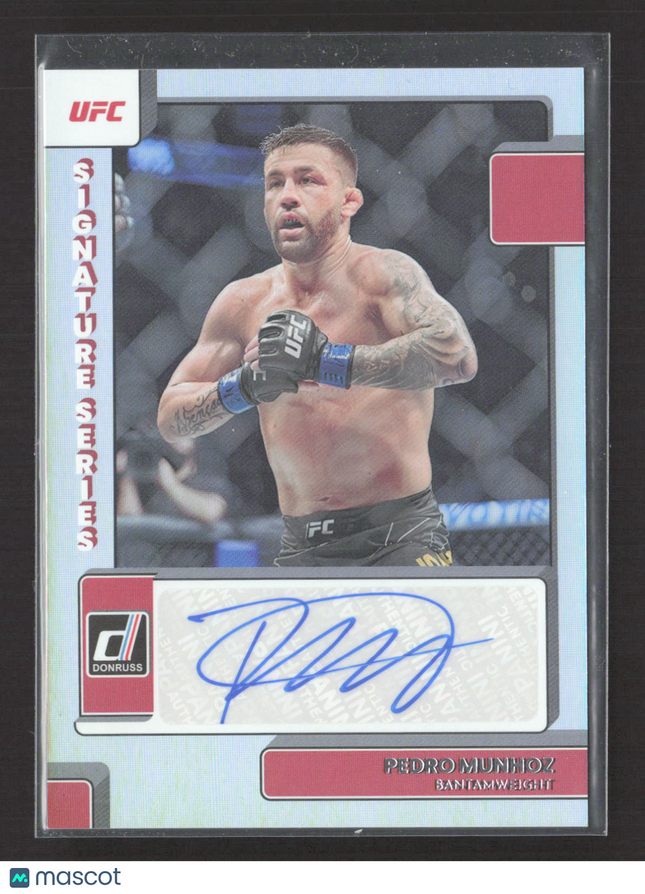 2023 Panini Donruss Signature Series Pedro Munhoz #SG-PMZ Auto