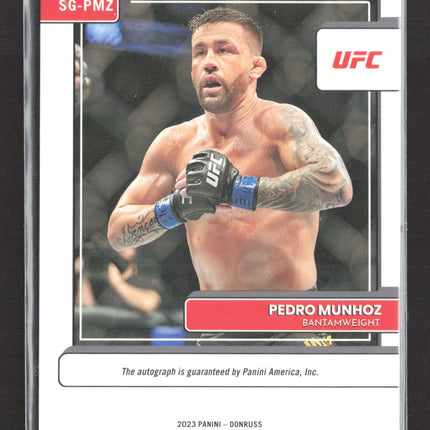 2023 Panini Donruss Signature Series Pedro Munhoz #SG-PMZ Auto