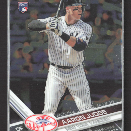 2017 Topps Chrome Update Aaron Judge #HMT50 RC
