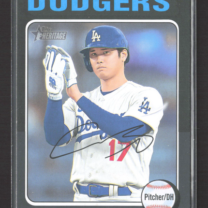 2024 Topps Heritage Shohei Ohtani #371 Black Border