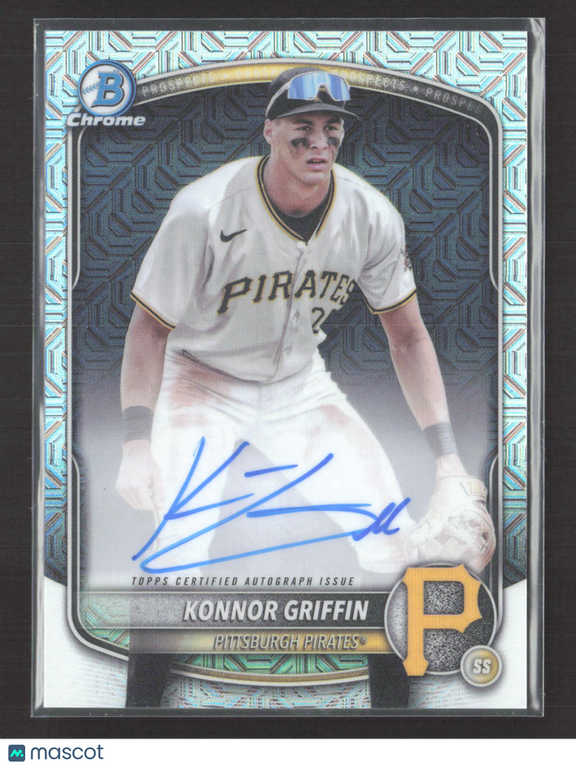 2025 Bowman Chrome Konnor Griffin #BMA-KG Mojo Refractor Auto